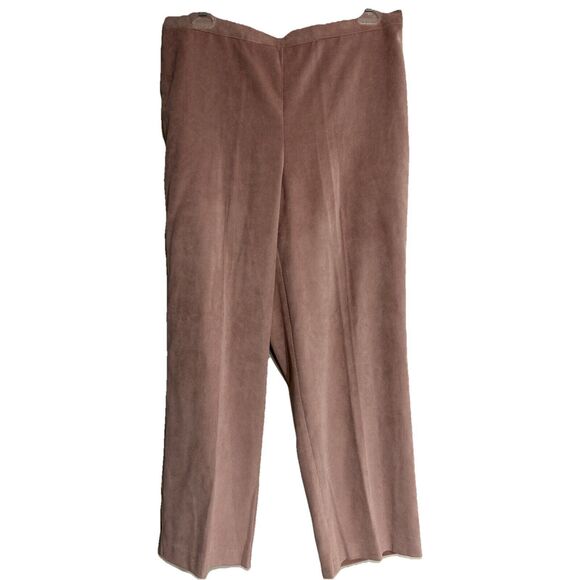 Alfred Dunner Womens Petite Pants Pink Corduroy Size 14P New - Picture 1 of 12